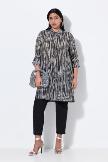 Plus size veliki brojevi Bluza dugih rukava dužeg kroja za punije