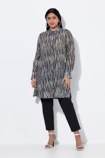Plus size veliki brojevi Bluza dugih rukava dužeg kroja za punije