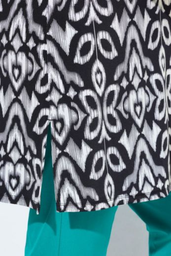 Plus size veliki brojevi Bluza kratkih rukava dužeg kroja za punije