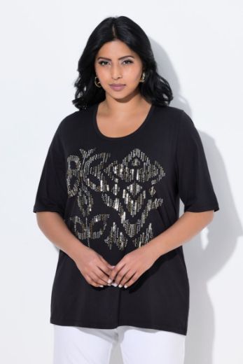Plus size veliki brojevi Majica kratkih rukava okruglog ovratnika za punije