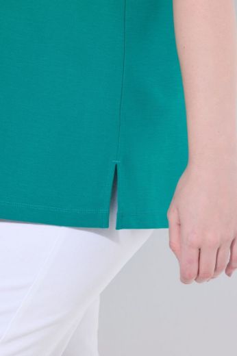 Plus size veliki brojevi Majica kratkih rukava A kroja za punije