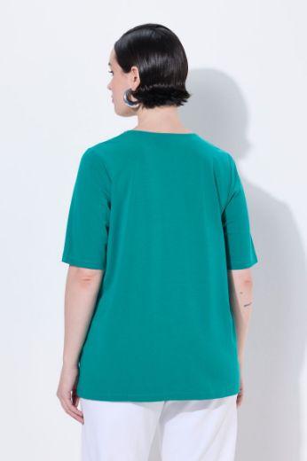 Plus size veliki brojevi Majica kratkih rukava A kroja za punije