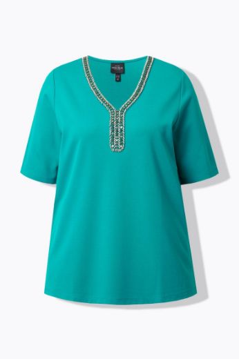 Plus size veliki brojevi Majica kratkih rukava A kroja za punije