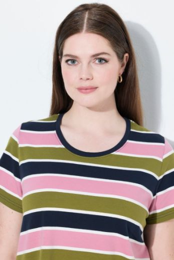 Plus size veliki brojevi Majica kratkih rukava okruglog ovratnika za punije