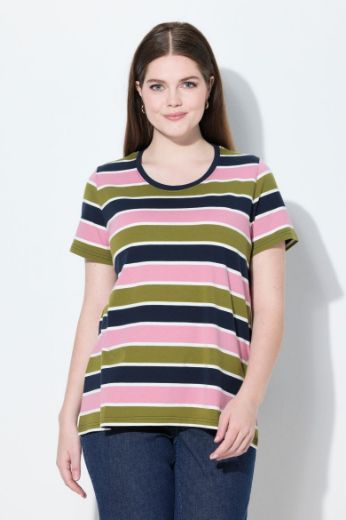 Plus size veliki brojevi Majica kratkih rukava okruglog ovratnika za punije