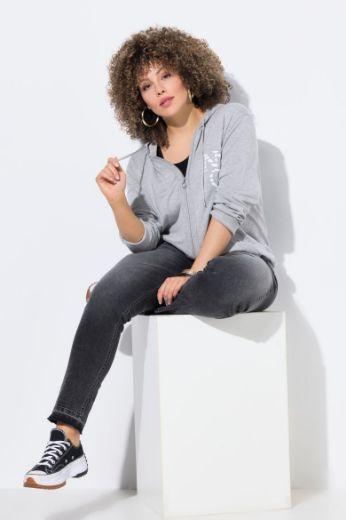 Plus size veliki brojevi Traperice povišenog struka za punije