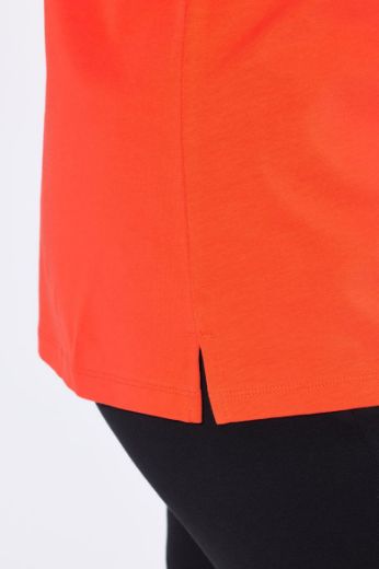 Plus size veliki brojevi Majica 3/4 rukava okruglog ovratnika za punije