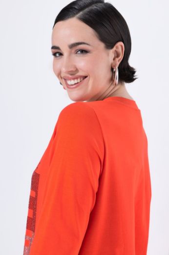 Plus size veliki brojevi Majica 3/4 rukava okruglog ovratnika za punije