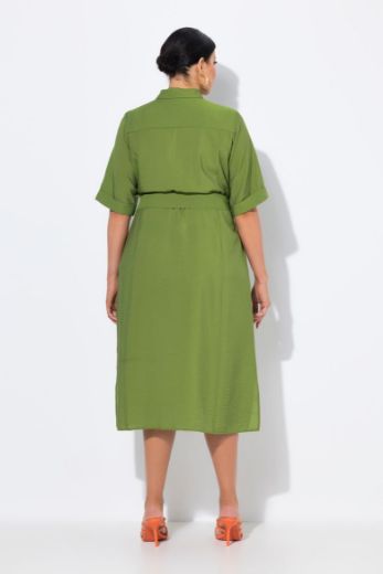Plus size veliki brojevi Haljina midi A kroja za punije