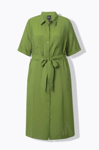 Plus size veliki brojevi Haljina midi A kroja za punije