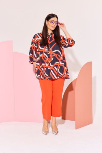 Plus size veliki brojevi Bluza od šifona za punije