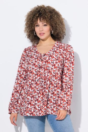 Plus size veliki brojevi Bluza dugih rukava A kroja za punije