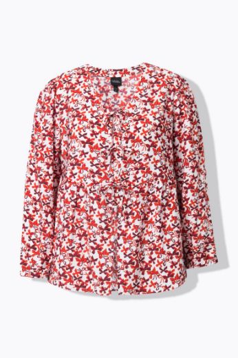 Plus size veliki brojevi Bluza dugih rukava A kroja za punije