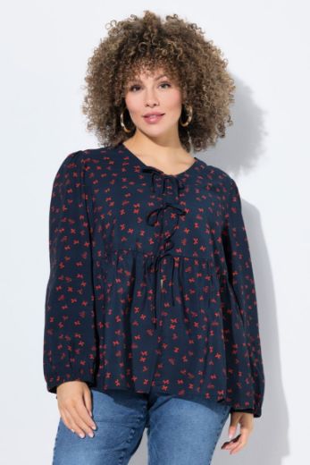 Plus size veliki brojevi Bluza dugih rukava A kroja za punije