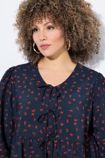 Plus size veliki brojevi Bluza dugih rukava A kroja za punije
