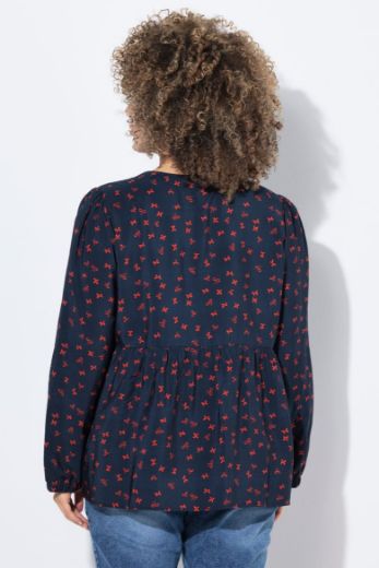 Plus size veliki brojevi Bluza dugih rukava A kroja za punije