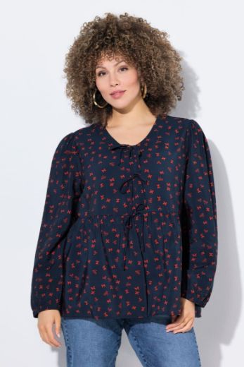 Plus size veliki brojevi Bluza dugih rukava A kroja za punije