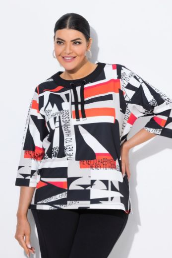 Plus size veliki brojevi Majica 3/4 rukava za punije
