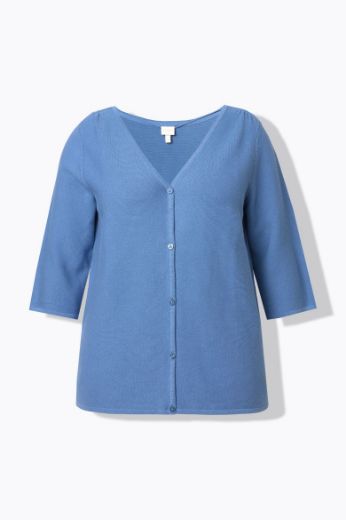 Plus size veliki brojevi Kardigan s 3/4 rukavima za punije
