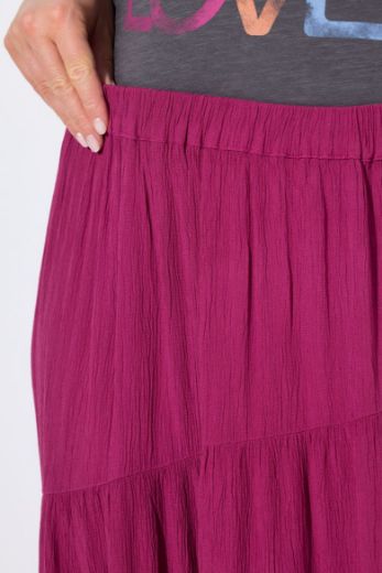 Plus size veliki brojevi Suknja elastičnog struka na volane za punije