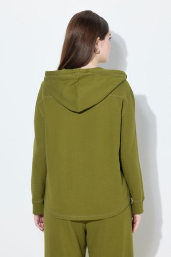 Plus size veliki brojevi Majica dugih rukava s kapuljačom za punije