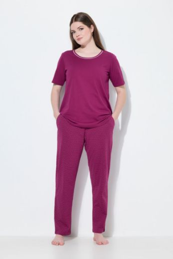 Plus size veliki brojevi Pidžama s kratkim rukavima i dugim nogavicama za punije