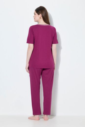 Plus size veliki brojevi Pidžama s kratkim rukavima i dugim nogavicama za punije