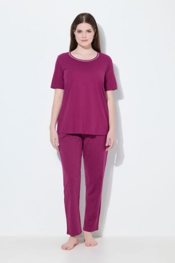 Plus size veliki brojevi Pidžama s kratkim rukavima i dugim nogavicama za punije