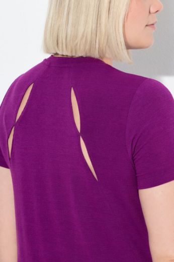 Plus size veliki brojevi Majica kratkih rukava V ovratnika za punije