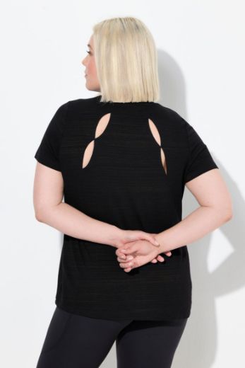 Plus size veliki brojevi Majica kratkih rukava V ovratnika za punije