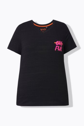 Plus size veliki brojevi Majica kratkih rukava V ovratnika za punije