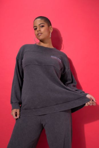 Plus size veliki brojevi Pulover dugih rukava za punije