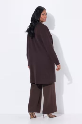 Plus size veliki brojevi Kardigan dugi model s džepovima za punije