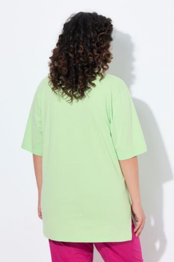 Plus size veliki brojevi Majica V izrez Basic za punije