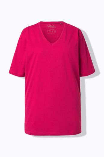 Plus size veliki brojevi Majica V izrez Basic za punije