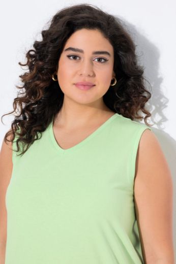 Plus size veliki brojevi Majica V izrez Basic top za punije