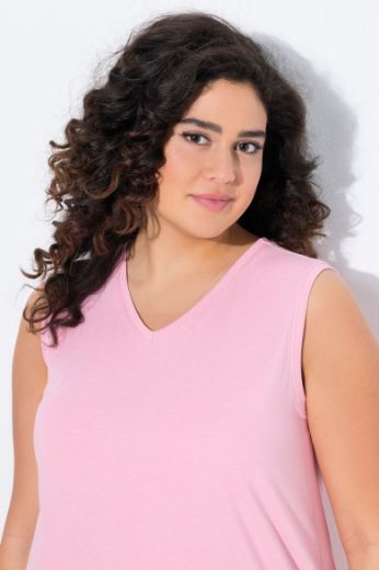 Plus size veliki brojevi Majica V izrez Basic top za punije