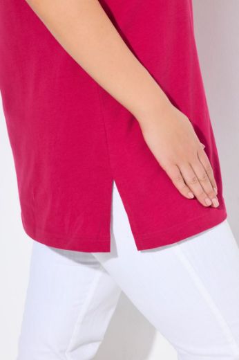 Plus size veliki brojevi Majica V izrez Basic top za punije