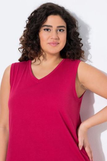 Plus size veliki brojevi Majica V izrez Basic top za punije