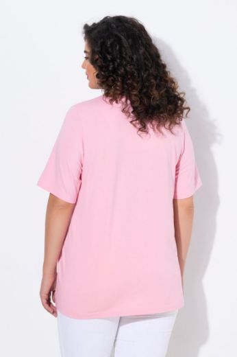 Plus size veliki brojevi Majica A kroj V ovratnik za punije