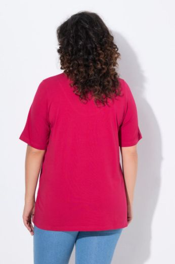 Plus size veliki brojevi Majica A kroj V ovratnik za punije