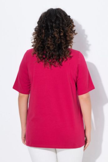 Plus size veliki brojevi Majica V izreza A kroja kratkih rukava za punije