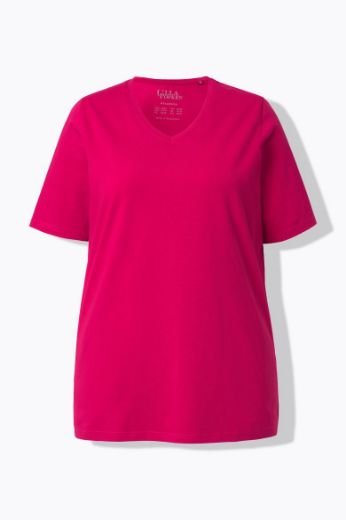 Plus size veliki brojevi Majica V izreza A kroja kratkih rukava za punije