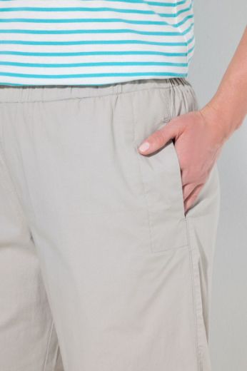 Plus size veliki brojevi Hlače Chino širih nogavica za punije