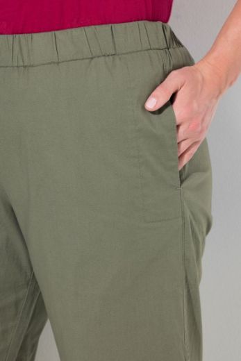 Plus size veliki brojevi Hlače Chino širih nogavica za punije