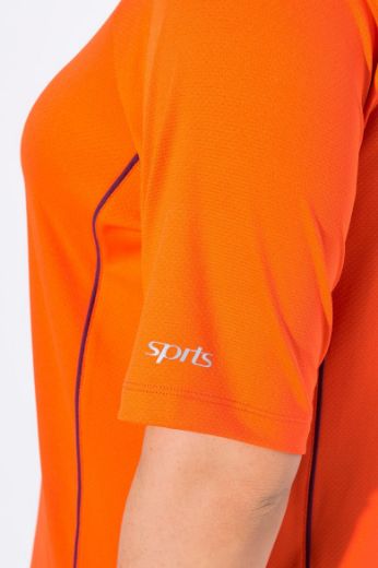 Plus size veliki brojevi Majica sportska kratkih rukava V izreza za punije