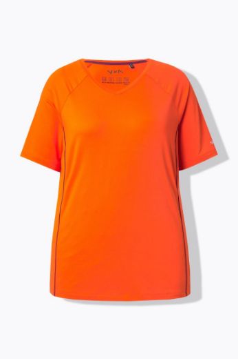 Plus size veliki brojevi Majica sportska kratkih rukava V izreza za punije