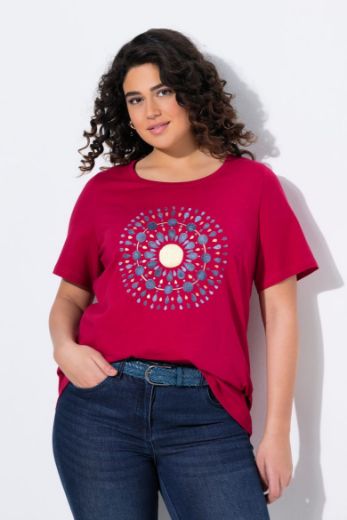 Plus size veliki brojevi Majica kratkih rukava A kroja za punije