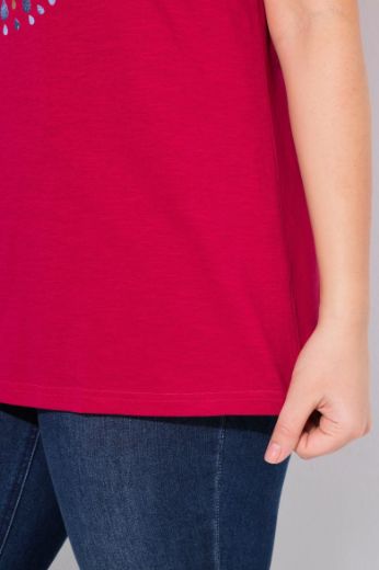 Plus size veliki brojevi Majica kratkih rukava A kroja za punije