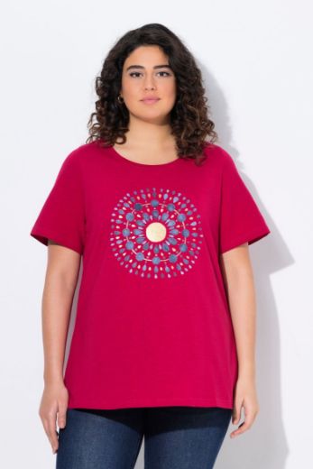 Plus size veliki brojevi Majica kratkih rukava A kroja za punije